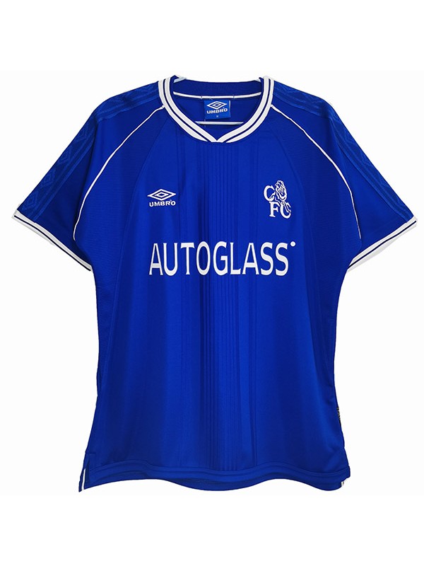 Chelsea maglia storica casalinga del prima maglia sportiva da calcio da uomo divisa da calcio 1999-2001