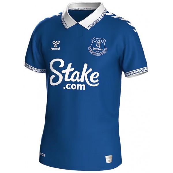 Everton maglia da casa divisa da calcio da uomo prima maglia sportiva da calcio 2023-2024