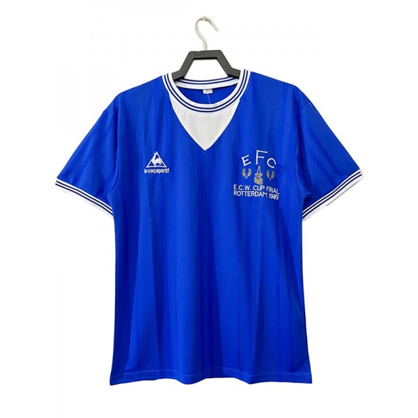Everton maglia retrò da casa divisa da calcio prima maglia sportiva da uomo kit da calcio 1985-1986