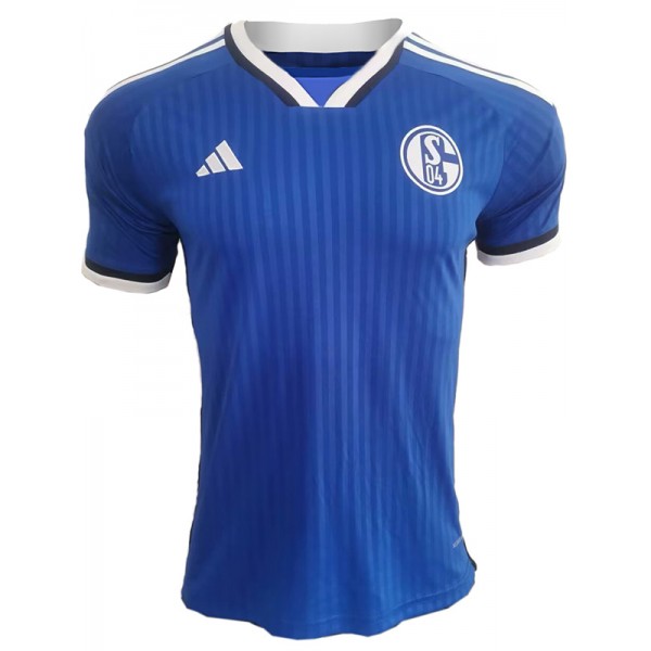 FC Schalke 04 maglia da casa divisa da calcio prima maglia da calcio sportiva da uomo 2023-2024