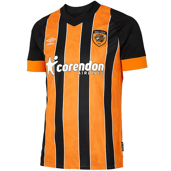 Hull City maglia casalinga dell' divisa da calcio la prima maglia sportiva da uomo da calcio 2022-2023