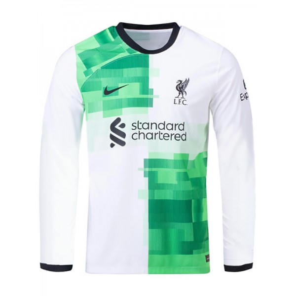 Liverpool maglia a maniche lunghe da trasferta divisa da calcio da uomo seconda maglia da calcio per abbigliamento sportivo 2023-2024