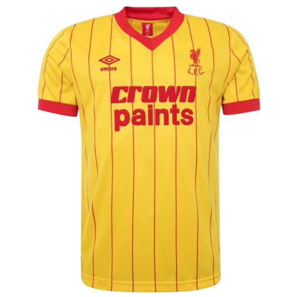 Liverpool away retro soccer jersey maillot match men's second sportwear football shirt 1981-1982