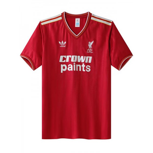 Liverpool casalinga maglia retrò maglia sportiva da uomo per la prima divisa da calcio dell'uniforme da calcio 1985-1987