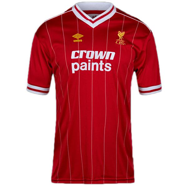 Liverpool home retro soccer jersey LFC maillot match men's 1st sportwear football shirt 1982-1983