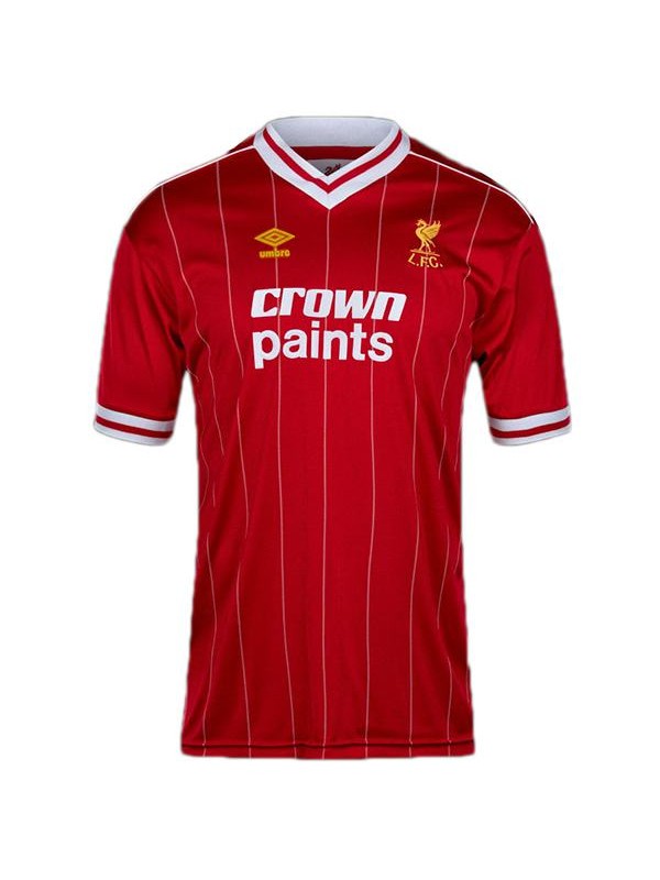 Liverpool home retro soccer jersey LFC maillot match men's 1st sportwear football shirt 1982-1983
