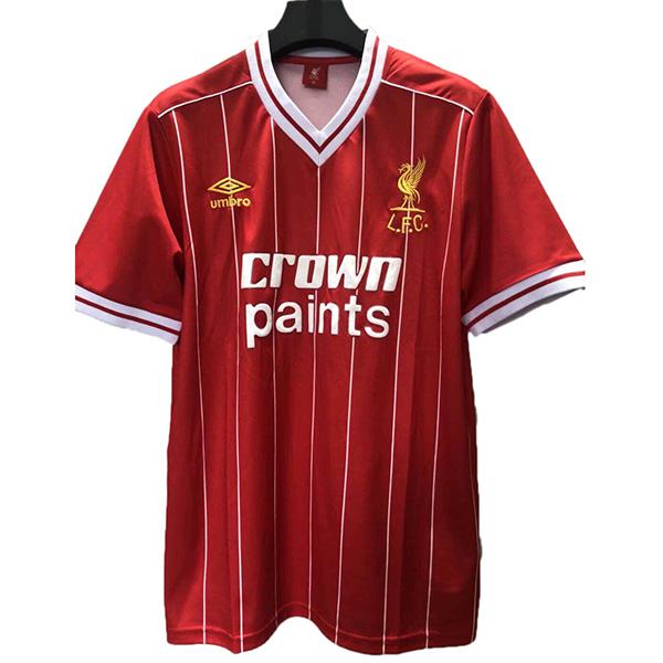 Liverpool home retro soccer jersey maillot match dragon men's 1st sportwear football shirt 1982-1983