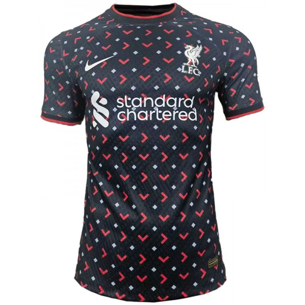 Liverpool maglia modificata speciale maglia da calcio da uomo uniforme nera da calcio top maglia sportiva 2023-2024