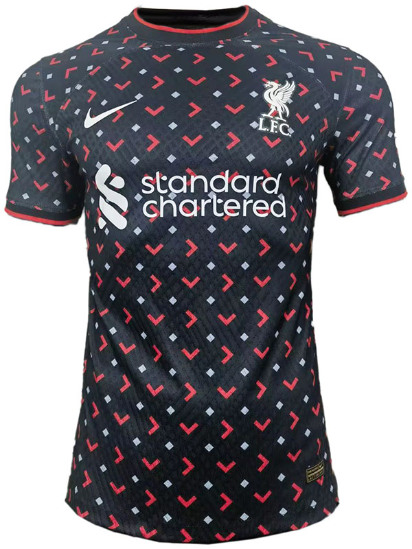 Liverpool maglia modificata speciale maglia da calcio da uomo uniforme nera da calcio top maglia sportiva 2023-2024