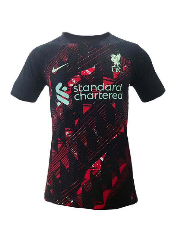 Liverpool versione speciale maglia partita di calcio abbigliamento sportivo da uomo magliette sportive maglia nera 2022-2023