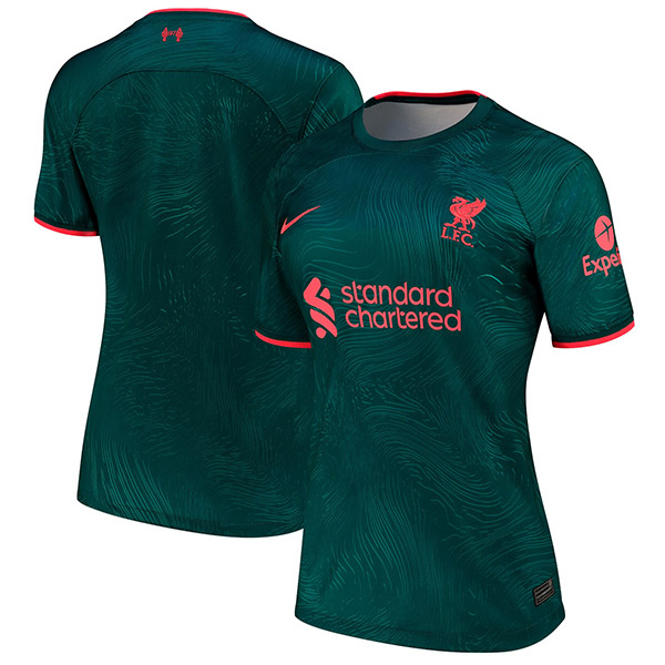 Liverpool femminile del maglia da calcio per abbigliamento sportivo da donna della terza maglia da calcio 2022-2023