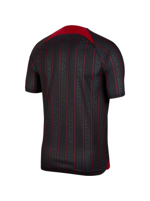 Liverpool X Lebron james united maglia da calcio edizione speciale maglia uniforme da calcio nera da uomo 2023-2024