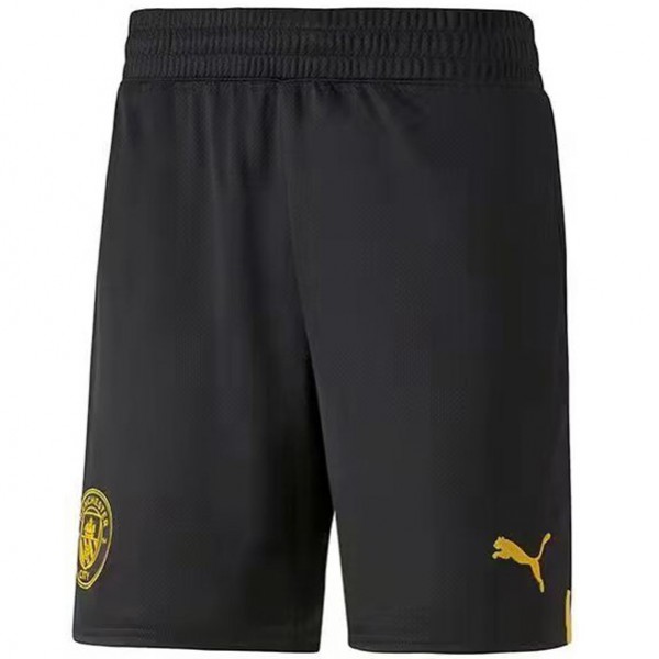 Manchester City pantaloncini in maglia da trasferta del pantaloni della maglia da calcio dell'uniforme da calcio del secondo abbigliamento sportivo da uomo 2022-2023