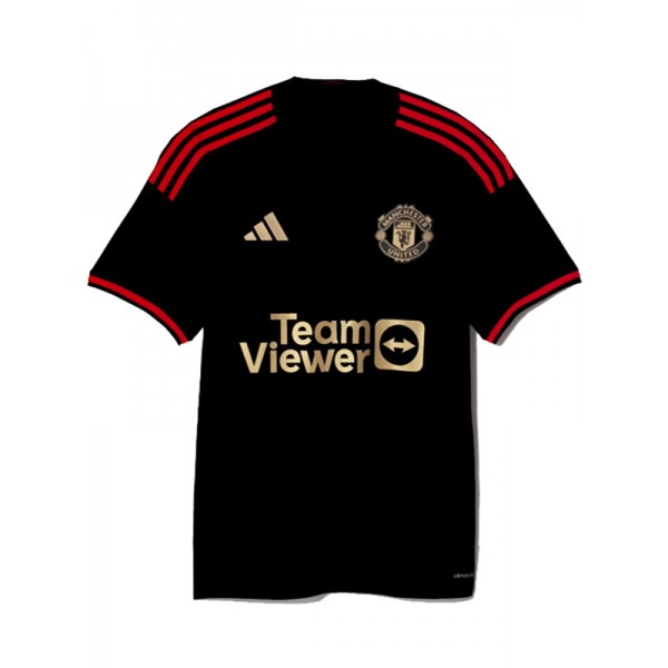 Manchester united maglia sportiva da uomo nera in edizione speciale divisa da calcio kit da calcio superiore 2023-2024