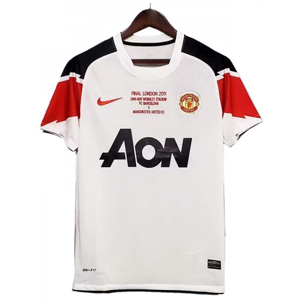 Manchester United away retro soccer jersey final london maillot match men's 2ed sportwear football shirt 2010-2011