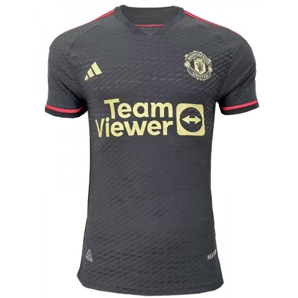 Manchester united maglia speciale maglia da calcio da uomo versione nera da giocatore divisa da calcio top maglia sportiva 2023-2024