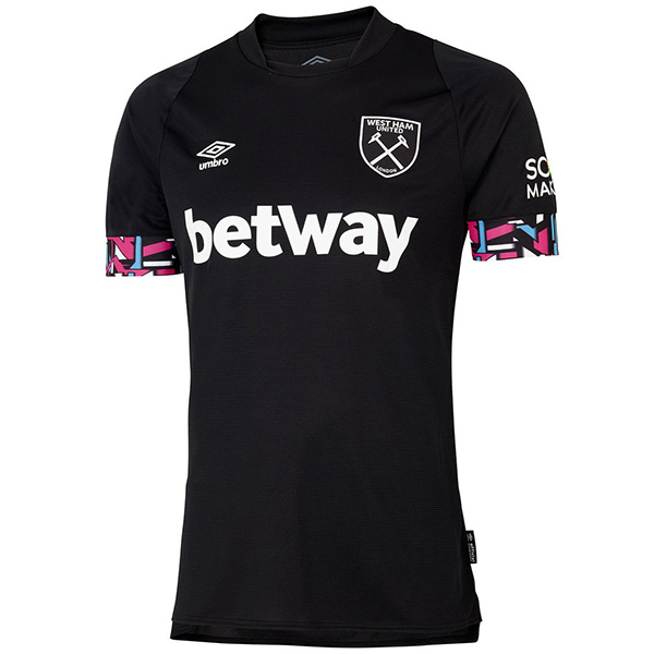 West Ham maglia da trasferta del maglia da calcio da uomo seconda maglia sportiva da calcio 2022-2023