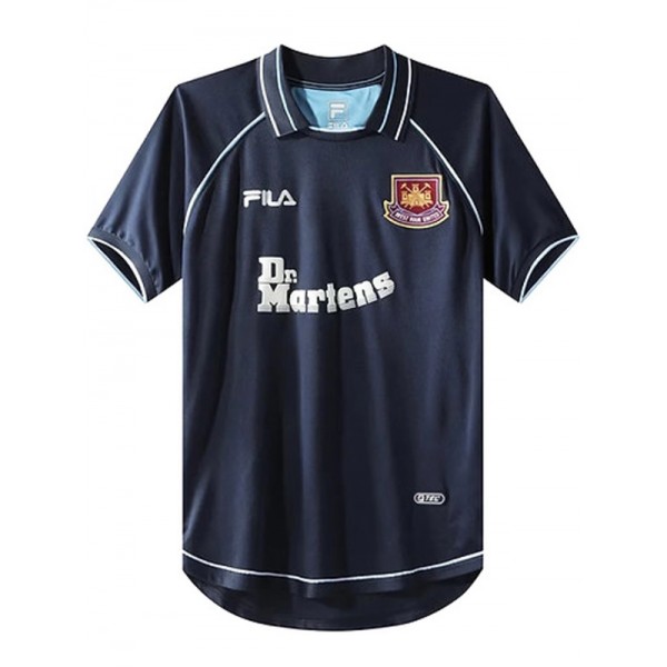 West ham united terza maglia storica divisa da calcio da uomo 3a maglia da calcio per abbigliamento sportivo 1999-2001