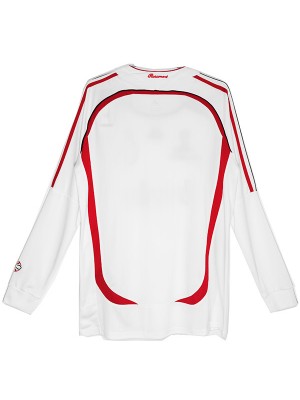 AC Milan maglia da calcio a maniche lunghe maglia da calcio retrò da uomo seconda maglia sportiva 2006-2007