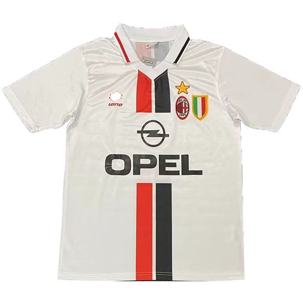 AC Milan maglia storica da trasferta dell'seconda maglia da calcio da uomo uniforme da calcio campione 1995-1997