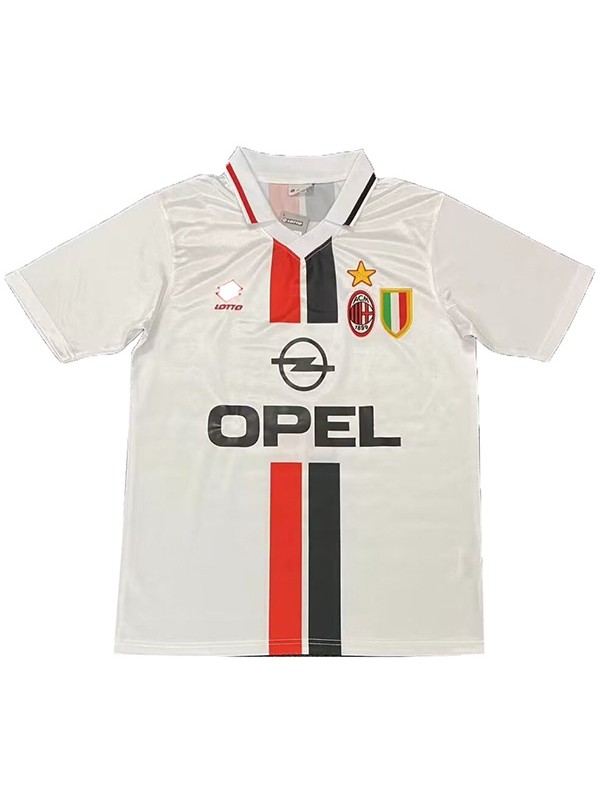 AC Milan maglia storica da trasferta dell'seconda maglia da calcio da uomo uniforme da calcio campione 1995-1997
