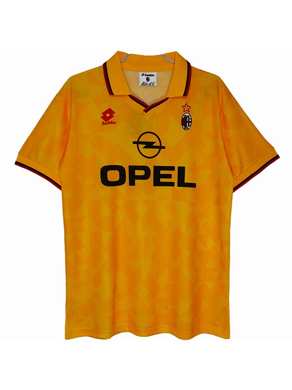 AC milan maglia storica away del seconda maglia da calcio da uomo della divisa da calcio 1995-1996