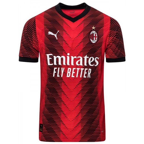 AC Milan maglia home del prima maglia sportiva da calcio da uomo divisa da calcio 2023-2024