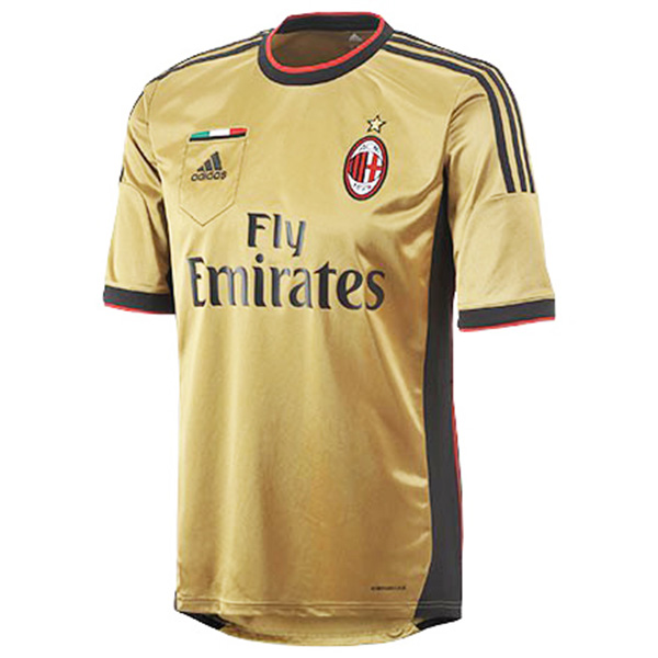 AC Milan terza maglia da calcio maglia 3a maglia da calcio da uomo maglia sportiva 2013-2014