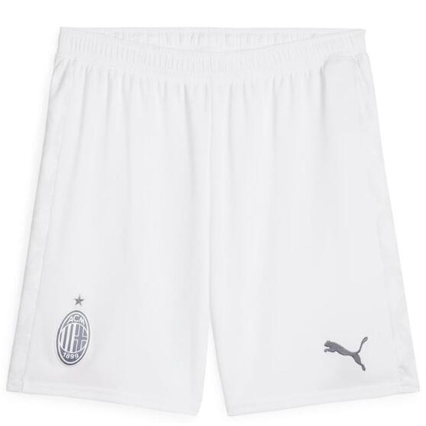 AC Milan x Pleasures maglia pantaloncini da uomo bianco abbigliamento sportivo da calcio uniforme maglia da calcio pantaloni 2024-2025