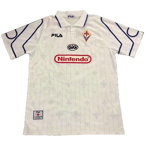 ACF Fiorentina away vintage retro jersey maillot match seconda maglia da calcio sportswear da uomo 1997-1998