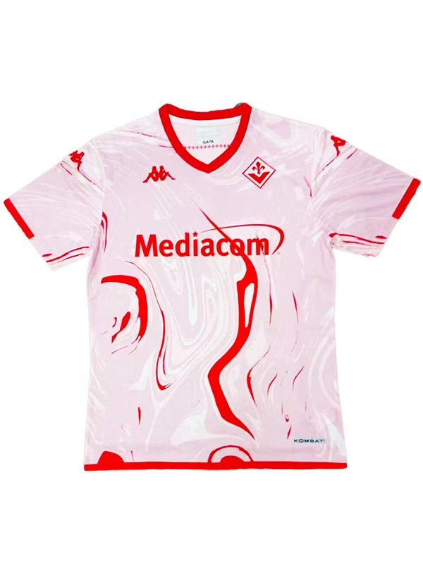 ACF Fiorentina maglia da calcio edizione speciale uniforme da calcio rosa da uomo top maglia sportiva 2024-2025