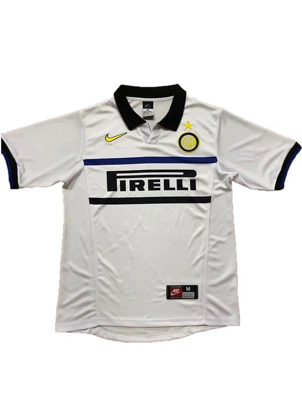 Inter milan away retro soccer jersey maillot match men's 2ed sportwear football shirt 1998-1999