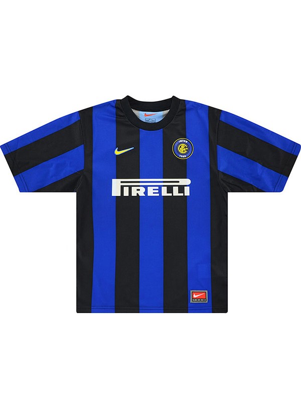 Inter milan home retro soccer jersey maillot match men's 1st sportwear football shirt 1999-2000