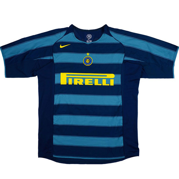 Inter milan terza maglia da uomo terza divisa da calcio maglia da calcio sportiva 2004-2005