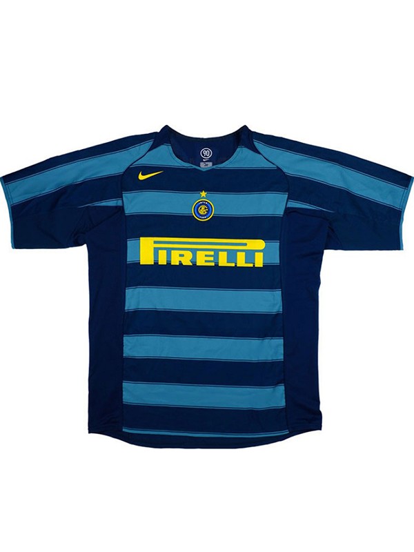 Inter milan terza maglia da uomo terza divisa da calcio maglia da calcio sportiva 2004-2005
