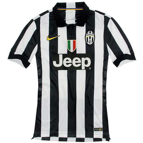 Juventus maglia storica casalinga della partita prima maglia da calcio sportswear uomo 2014-2015