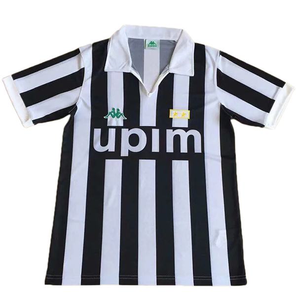 Juventus Home Retro Jersey Men's 1st Soccer Sportwear Football Shirt 1991