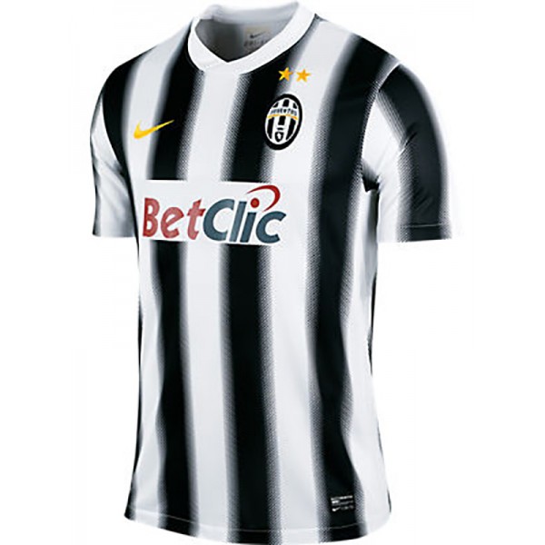 Juventus maglia da casa retrò maglia a manica lunga da uomo in divisa da calcio 2011-2012 