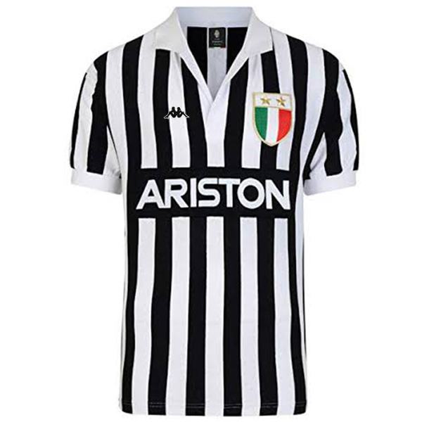 Juventus home retro soccer jersey 1984 maillot match men's 1st soccer sportwear football shirt
