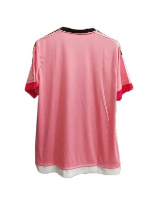 Juventus retro soccer jersey sportwear men's soccer shirt football sport pink t-shirt 2015-2016