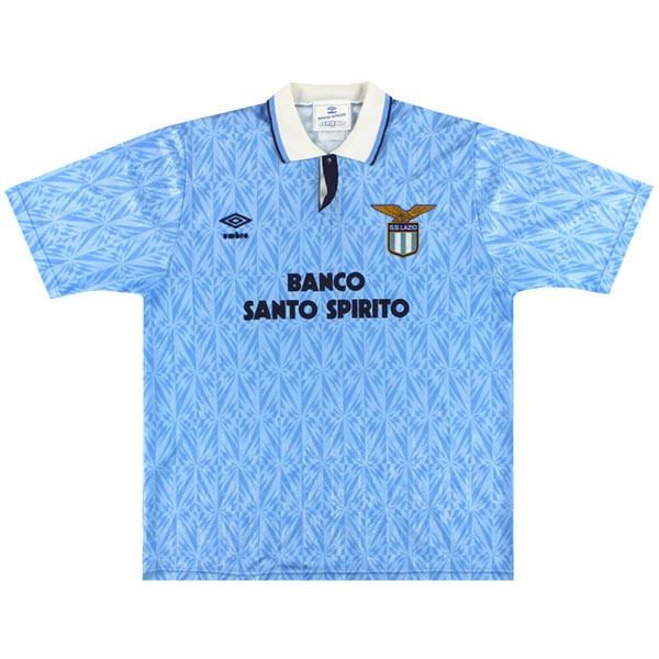 Lazio maglia storica da casa seconda maglia da calcio da uomo divisa da calcio 1991-1992