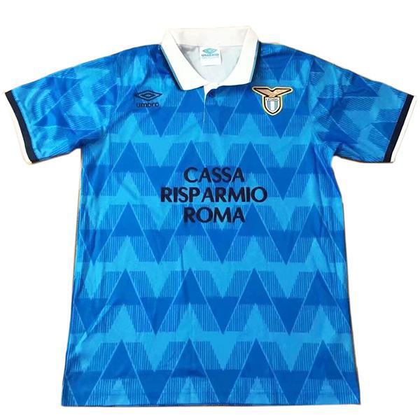 Lazio home retro vintage soccer jersey match prima maglia sportiva da calcio da uomo 1989