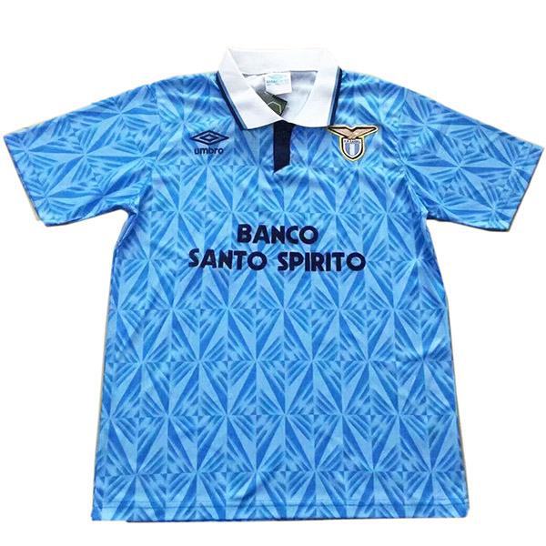 Lazio home retro vintage soccer jersey match prima maglia sportiva da calcio da uomo 1991