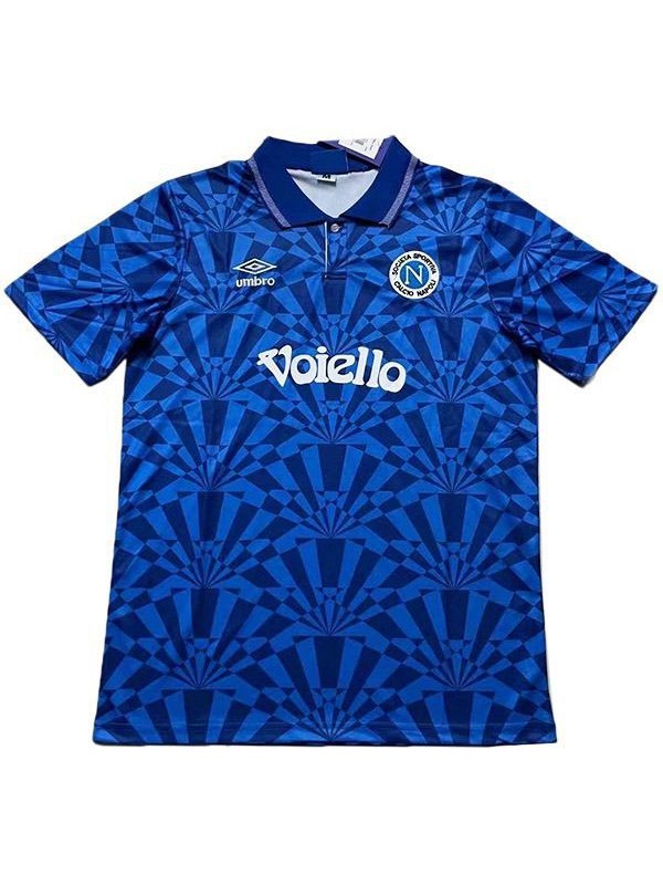 Napoli home retro vintage soccer jersey match da uomo prima sportswear football 1991-1993