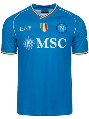 SSC Napoli maglia da casa divisa da calcio prima maglia sportiva da calcio da uomo 2023-2024