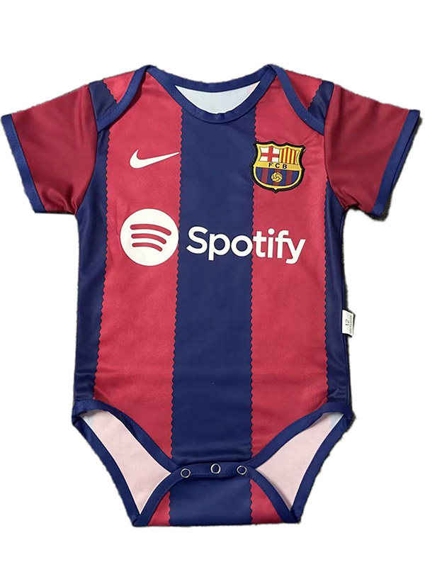 Barcelona tutina da casa per bambini mini body neonato vestiti estivi tuta intera 2023-2024