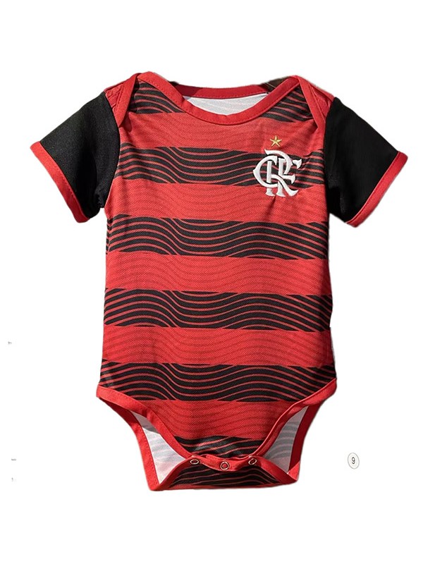 Flamengo maglia casalinga del tutina per neonato mini tuta per neonato vestiti estivi tuta intera 2022-2023