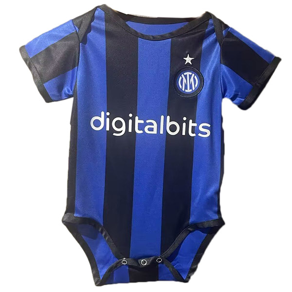 Inter milan maglia casalinga   tutina per neonato mini tuta per neonato vestiti estivi tuta intera 2022-2023