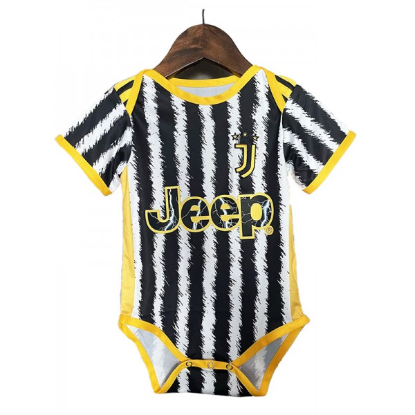 Juventus maglia da casa tutina per bebè mini body neonato abiti estivi tuta intera 2023-2024