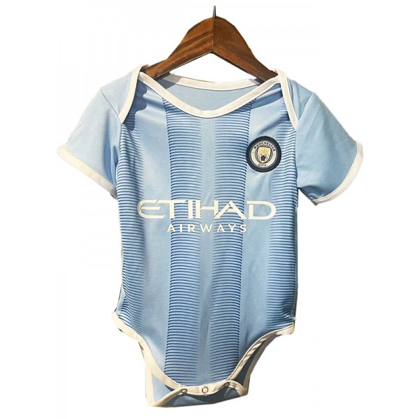 Manchester city tutina da casa per bambini mini body neonato vestiti estivi tuta intera 2023-2024